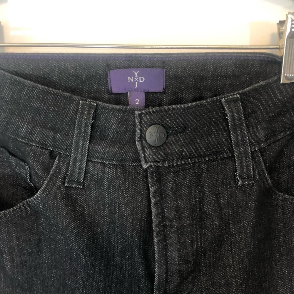 NYDJ black skinny jeans high rise - Picture 2 of 5